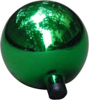 Alpine Corporation 10" Diamater Indoor/Outdoor Glass Gazing Globe Festive Yard Décor, Green by GreenHaven Gardens