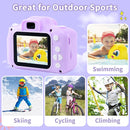 Kids Camera Waterproof Underwater Camera for 3-12 Year Old Boys Girls 2 Inch IPS Screen 1080P HD Digital Kids Video Camera Indoor Outdoor Action Cameras Best Christmas Birthday Gifts by TinyTreasures Baby Boutique