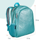 Wildkin 15-inch Kids Backpack – Durable, Padded, Adjustable for School & Trave (Blue Glitter) by TinyTreasures Baby Boutique