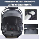 Baby Mosquito Net for Infant Car Seats,Infant Stroller and Bassinets, Carrier,Breathable with Elastic Netting for Easy Fitting, Portable Durable & Long Lasting Infant Insect Shield Netting (Black by TinyTreasures Baby Boutique
