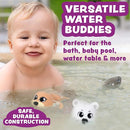 Tub Works® Wind Up Swimming Baby & Toddler Bath Toys, Arctic 3 Pack | Wind Arms & Watch Them Swim | Interactive Baby Bath Toys | Ideal for Bathtub, Toddler Pool, Summer or Water Table Play by TinyTreasures Baby Boutique