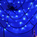 600 LED Halloween Lights, 216 FT Waterproof Halloween String Lights, Blue Halloween Lights Outdoor with 8 Lighting Modes for Halloween Outdoor Party Yard Garden Decoration (216 Ft | Blue, 216 Ft) by GreenHaven Gardens