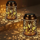 2 Pack Solar Lanterns Outdoor Waterproof, Hummingbird Garden Decor Gifts for Women Mom Grandma Hanging Solar Lights Metal Solar Decoration Outside for Yard, Patio, Lawn, Pathway, Landscape by GreenHaven Gardens