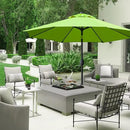 Sunnyglade 9' Patio Umbrella Outdoor Table Umbrella with 8 Sturdy Ribs (Grass Green) by GreenHaven Gardens
