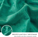 XeGe Luxury Fluffy Throw Blanket, Emerald Green Soft 50x60 Faux Fur Blanket Throw, Shaggy Plush Decorative Couch Blanket, Cute Furry Throw Fuzzy Blanket for Sofa Bed, Ombre Emerald Green by CozyNest Decor