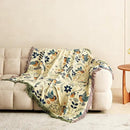 MSGKV Boho Throw Blanket Cotton Blanket for Couch and Sofa Cover for Living Room Summer Throw Cozy Gauze Blanket 50" x 60" by CozyNest Decor