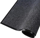 Low Profile Rubber Door Mat, 60x35inch, Heavy Duty, Durable Doormat, Indoor and Outdoor, Waterproof, Easy Clean Shoe Scraper, Home Rug Welcome Mats for Entryway, Patio, Porch, Grey by GreenHaven Gardens