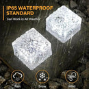 Solar Brick Lights - Outdoor Waterproof Patio & Garden Decor (6 Packs for Patio, Yard, Walkway, Pathway) by CozyNest Decor