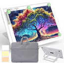 Phylosal Rechargeable A3 Light Pad with Built-in Stand & Bag, Magnetic Tracing Light Box for Drawing, Diamond Art Light Board with Side Button, Super Bright Light Table for Diamond Painting, Sketching by TinyTreasures Baby Boutique
