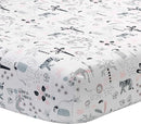 Lambs & Ivy Happy Jungle Pink/White Safari Nursery 5-Piece Crib Bedding Set by TinyTreasures Baby Boutique