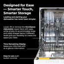 Kenmore 24" Built-in Stainless Steel Tub Dishwasher EasyFlex 3rd, SmartWash, UltraWash Plus, TurboDry, and MoreSpace Adjustable Rack, Energy Star Certified, White by TinyTreasures Baby Boutique