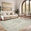 LIVEBOX Washable Area Rug 5x7 Rugs for Living Room Bedroom, Non-Slip Boho Indoor Carpet for Dining Room Office, Low-Pile Farmhouse Soft Carpets for Kids Nursery Room Playroom, Taupe by TinyTreasures Baby Boutique