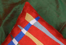 Kandinsky Abstract Pillow Cover - Red, 18x18, Modern, Abstract, Home Decor, Couch, Sofa, Bed, Chair, Loveseat, Living Room, Bedroom, Porch, Outdoors, Office by CozyNest Decor
