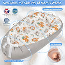 Baby Lounger - Breathable & Soft Baby Nest, Portable and Lightweight Tummy Time Lounger for Home and Travel, Ideal Newborn Babies Essentials Baby Shower Gifts by TinyTreasures Baby Boutique