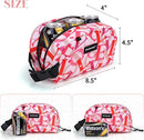 Cerbonny Small Cooler Bag Freezable Lunch Bag for Work School Travel, Leak-Proof, Insulated, Portable, Lightweight, 2.5L, Love Pattern by TinyTreasures Baby Boutique