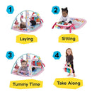 Baby Einstein Ocean Explorers 4-in-1 Kickin Tunes Jellyfish Jamboree Music & Language Discovery Gym, Pink, Ages 0 Months and Up by TinyTreasures Baby Boutique