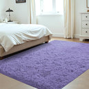 4x6 Area Rug for Living Room: Fluffy Shag Soft Washable Rugs Fuzzy Plush Indoor Carpet for Bedroom Nursery Playroom Dorm Kids Girls Boys Room (Purple, 4'x6') by TinyTreasures Baby Boutique
