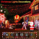 Hezbjiti 2 Pack 1000 LED 403 FT Christmas String Lights Outdoor, 8 Lighting Modes IP44 Waterproof Fairy Lights with Timer and Dimmable Function for Party Tree Decorations (Red, Clear Wire) by GreenHaven Gardens