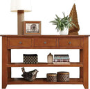 Solid Wood Console Table Entryway Table with Storage Drawers and Bottom Shelf Sofa Table for Entry Hallway Foyer Sofa Couch Table,Fully Assembled (48.8" Brown) by CozyNest Decor