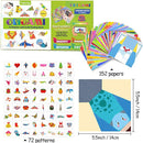 hapray Origami Kit for Kids Ages 5-8 8-12, with Guiding Book, 152 Paper with 72 Patterns, DIY Art and Craft Projects, Beginners Children's Day Gift Boy Girl by TinyTreasures Baby Boutique
