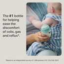 Tommee Tippee Advanced Anti-Colic 5 oz BPA Free Baby Bottles, Newborn 0+ Months, Slow Flow Breast-Like Nipple, Unique Design Keeps Air Away from Milk and Baby, Clear, Pack of 2 by TinyTreasures Baby Boutique