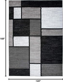 Rugshop Contemporary Modern Boxes for Home Office,Living Room,Bedroom,Kitchen Non Shedding Area Rug 10' X 14' Gray by TinyTreasures Baby Boutique