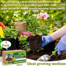ZeeDix 5 Pack Premium Coco Coir Brick, Organic Compressed Coconut Coir Bricks Seed Starter Potting Soil for Plants, Coconut Fiber Substrate with Low EC & pH Balance for Gardening Flower Herbs by GreenHaven Gardens
