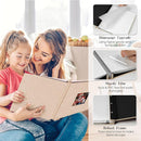 Spbapr Large Photo Album Self Adhesive 60 Pages Linen cover DIY Magnetic Scrapbook album with A Metal Pen Hold 3x5 4x6 5x7 6x8 8x10 Pictures Khaki by TinyTreasures Baby Boutique