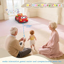 2-in-1 Toddler RC Car & Steering Wheel Toy with Music | Interactive Simulation Driving Adventure Toy for 18+ Months Baby Learning | Gift for 1.5+ Years Old Boys Girls by TinyTreasures Baby Boutique
