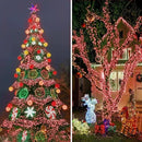 KNONEW 403FT 1000 LED Christmas String Lights Outdoor Green Wire Fairy Light 8 Modes & Timer Plug in Waterproof LED String Lights for Xmas Yard Tree Wedding Party Holiday Decorations(Red) by GreenHaven Gardens