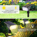 40 LEDs Spotlights,IP65 Waterproof Solar Powered Landscape Spotlights 2-in-1 Wall Light, Outdoor Landscaping Lights Auto On/Off for Yard Garden 2Pack Warm-White by GreenHaven Gardens
