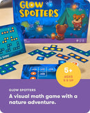 SimplyFun Glow Spotters - A Visual and Adventurous Math Game for Kids, Earn Your Firefly Badge with Addition - 1 to 4 Players, for Kids Ages 5 & Up by TinyTreasures Baby Boutique