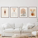 18x24 Poster Frame Set of 4 Natural Solid Walnut Photo Frames with 16x20 Removable Mat Wall Hanging Large Handcrafted Frame with HD Plexiglass Wall and Tabletop Display Large Picture Frame by CozyNest Decor