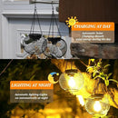 Solar Lantern Outdoor, Upgraded Hanging Lights Outdoor Garden Metal Lanterns Decorative Lighting Powered Waterproof Tree for Yard Patio Pathway, 2 Pack, Black by GreenHaven Gardens