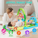 UMIKU Baby Play Mat Baby Toys Tummy Time Mat Activity Center for Newborn Infant Piano Tummy Time Music & Light Infant Boy Girl Gifts for Babies Toys 0-3 3-6 6-12 Months, Dinosaur Style by TinyTreasures Baby Boutique