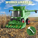 Remote Control Combine Harvester Tractor Toy with Corn Head, RC Tractor Toys for Kids 3+, Light/Spray/Sound/1/24 Scale, Farm Toy Combine Harvester for Kids, Christmas Birthday Gift 2025 by GreenHaven Gardens
