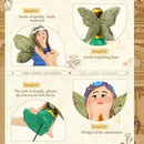Bucherry 12 Pieces Garden Mini Fairies Figurines Miniature Fairy Sculpture Decoration Tiny Garden Accessories for Home Outdoor Yard Lawn Flower Pot Decor(Bright) by GreenHaven Gardens