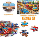 Jumbo Floor Puzzle for Kids,Construction Site Jigsaw Large Puzzles,48 Piece Construction Vehicle Puzzle for Toddler Ages 3-5,Children Learning Preschool Educational Toys,Gift for 4-8 Years Old by TinyTreasures Baby Boutique