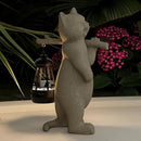 Solar Powered Garden Resin Statue Lights, 10 Inch Waterproof Outdoor Animal Cute Cat Figurine Lights, Suitable for Patios, Balconies, Lawns, Courtyards, Etc. (Walking) by GreenHaven Gardens