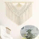 Achart Macrame Wall Hanging Large- Boho Wall Decor- large wall art- Wall Decor Living Room- Macrame Tapestry Boho Decor for Bedroom (Leaf &Wood Bead) by CozyNest Decor