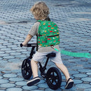 Accmor Toddler Backpack with Leash, Cute Baby Backpack with Anti Lost Wrist Link, Mini Kids Backpack Leash Walking Harness for Travel, Small Excavator Backpack Tether for Boys Girls Ages 1-3 (Green) by TinyTreasures Baby Boutique