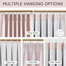 Vision Home Soft Pink Pinch Pleated Full Blackout Curtains Linen Blended Room Darkening Curtain Panels 108 inch for Living Room Bedroom Thermal Insulated Pinch Pleat Drapes with Hooks 9FT 40"Wx108"Lx2 by CozyNest Decor