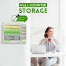 SUPEASY Wall File Organizer, 5-Tier Desk Organizer with 4 Pen Holders, Wall Organizer for Office with R-shaped Bottom Tray, Desk Organizers and Accessories for Office Supplies, White by GreenHaven Gardens