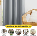 NICETOWN Grey Blackout Curtains for Bedroom 52 X 84 Inch Long 2 Panels Set Light Room Darkening Plylux Drapes for Living Room, Soundproof Thermal Insulated Grommet Window Treatment by TinyTreasures Baby Boutique