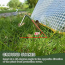 47.2" *14.6" *13.4" Foldable Garden Row Accelerator Plants Cover for Raised Garden Bed, Mini Greenhouse Cover with Two Air Hole and Breathable Mesh, Frost Cover for plant Vegetable Seedling Protector by GreenHaven Gardens