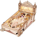 Rowood Wooden Puzzles 3D Pinball Machine Mechanical Model Wooden 3D Puzzles for Adults DIY Pinball Game Wooden Puzzle-Model Building Kits Christmas Birthday Gifts for Adult and 14+ Teens by TinyTreasures Baby Boutique