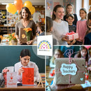 SHLINCO Teachers' Day Thank You Set, Suitable for Kindergarten, Primary and Middle School Classroom Souvenirs, Fingerprint Art Canvas DIY, Year-End Gifts for Class Teachers by TinyTreasures Baby Boutique