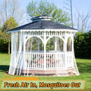 33x10ft Large Mosquito Net, Mesh Netting for Garden Skin and Plants Protection, Patio Bird Bug Screen, White by GreenHaven Gardens