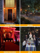 Hompavo 【Upgraded】 LED Flame Light Bulbs, 4 Modes Flickering Light Bulbs with Upside Down Effect, E26/E27 Flame Bulb for Halloween, Christmas, Party, Indoor and Outdoor Home Decoration (4 Pack) by GreenHaven Gardens