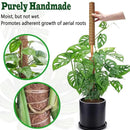 4 Pack 18 Inch Moss Pole, Stackable Moss Poles for Climbing Plants Monstera, Tall Plant Sticks Accessories, Large Coir Plant Support Stakes for Potted Plants Indoor, Pothos, Philodendron by GreenHaven Gardens
